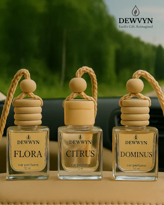 Dewvyn Hanging AirLoop – Car Perfume - Flora + Citrus + Dominus