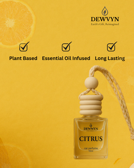 Dewvyn Hanging AirLoop – Car Perfume - Citrus